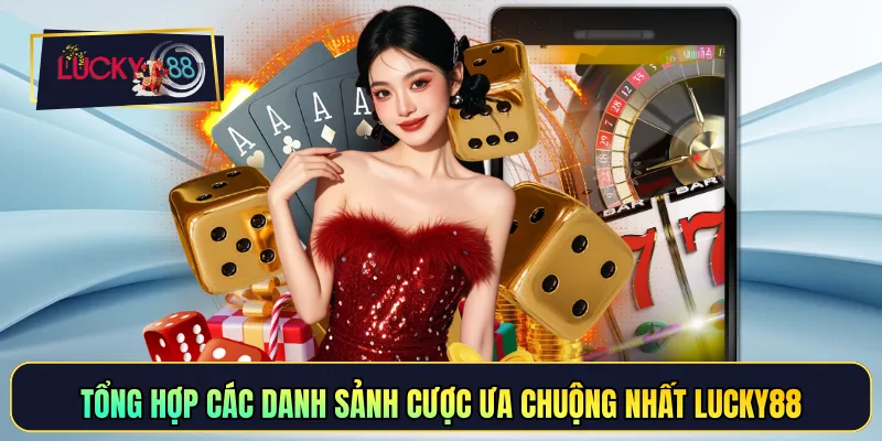 Tổng hợp các danh sảnh cược ưa chuộng nhất LUCKY88